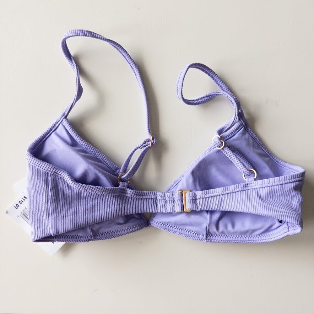L*Space Ridin' High Ribbed Helena Top in Purple Size Small - Picture 3 of 6